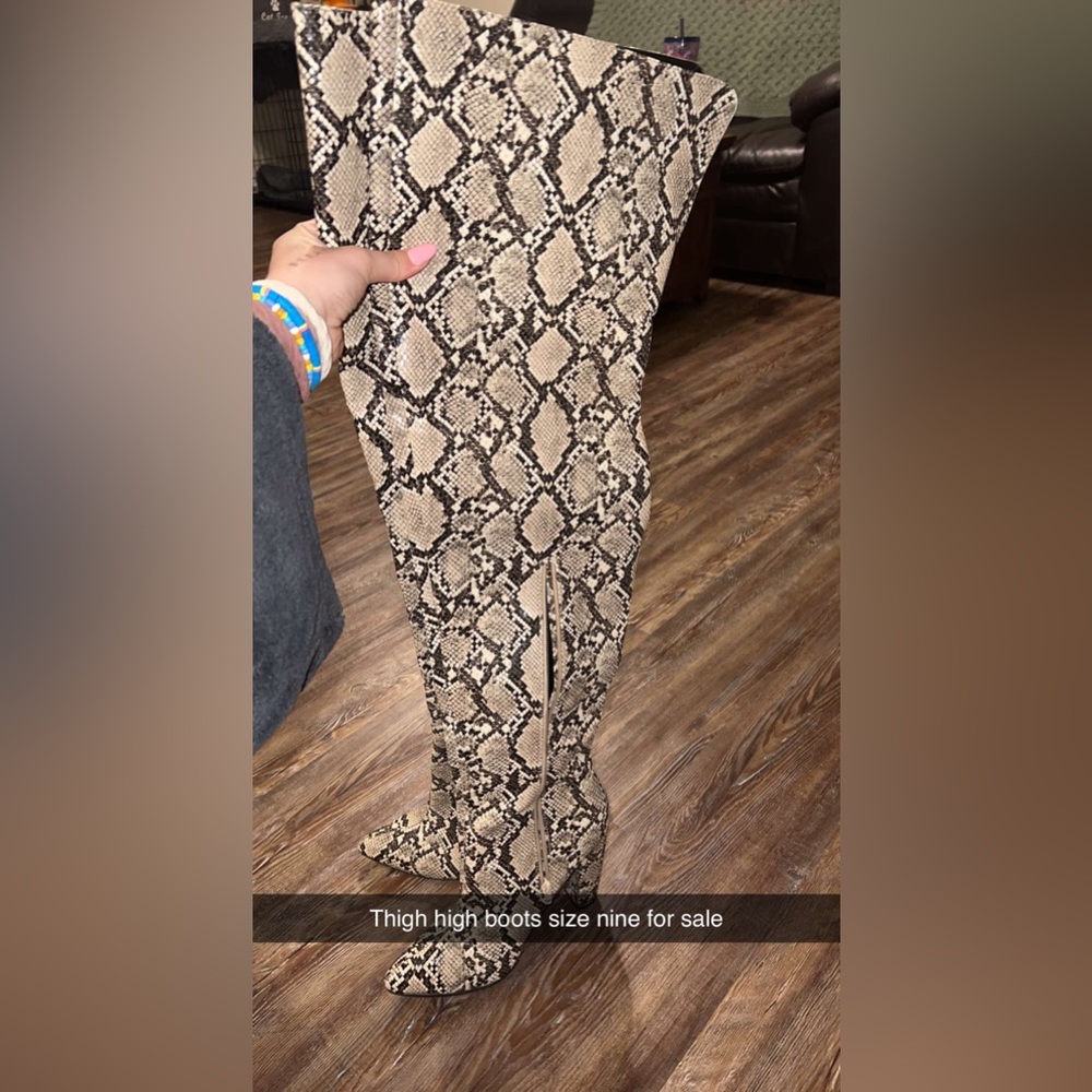 Thigh high boots